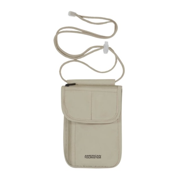 AT Bolsa de Segurança para Pescoço RFID Areia | Ref. 92.160376-1775