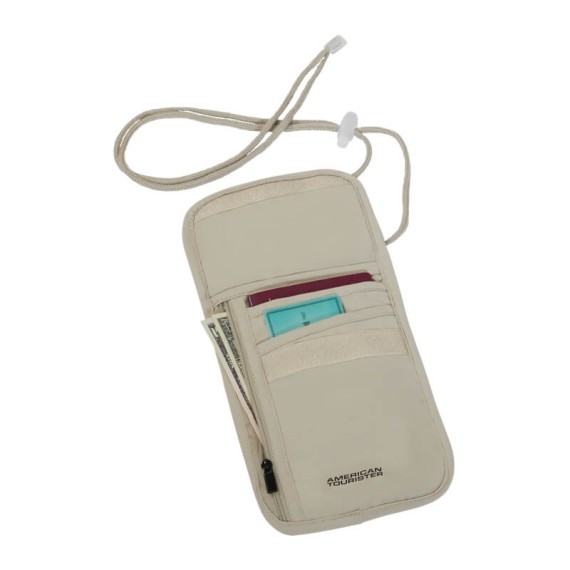 AT Bolsa de Segurança para Pescoço RFID Areia | Ref. 92.160376-1775