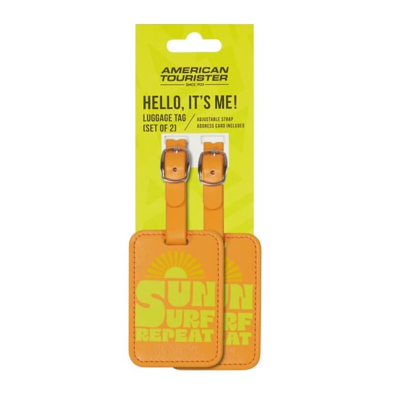 AT Pack de 2 Etiquetas de Viagem Print Sun Surf Repeat | Ref. 92.160234-A982