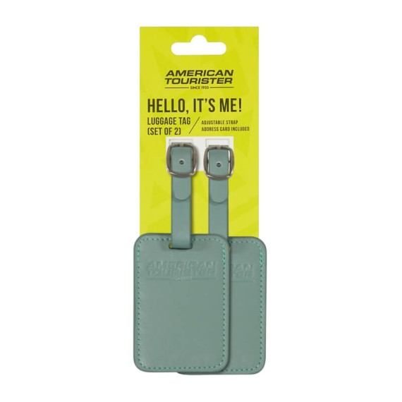 AT Pack de 2 Etiquetas de Viagem Verde Iceberg | Ref. 92.158736-A580