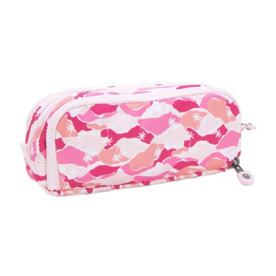 Estojo Escolar KIPLING Gitroy Pink Palm | Ref. 187.40KI35601BV