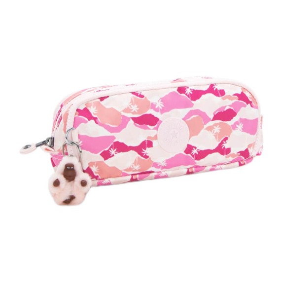 Estojo Escolar KIPLING Gitroy Pink Palm | Ref. 187.40KI35601BV