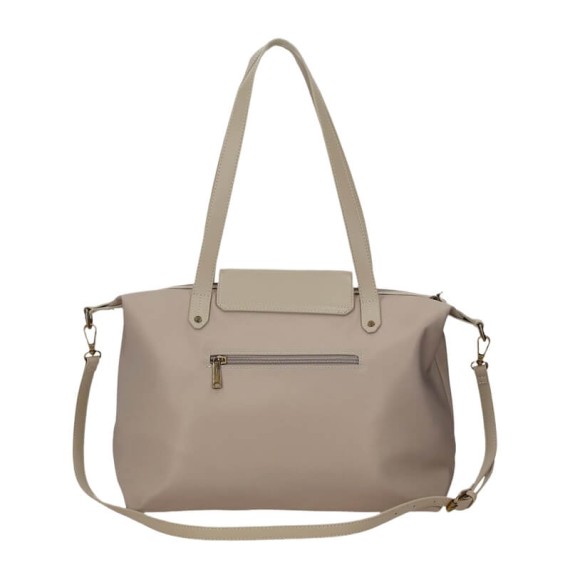 Saco de Ombro Grande PEPE JEANS Leire Taupe | Ref. 186.7517642