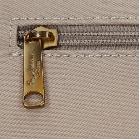 Saco de Ombro Grande PEPE JEANS Leire Taupe | Ref. 186.7517642