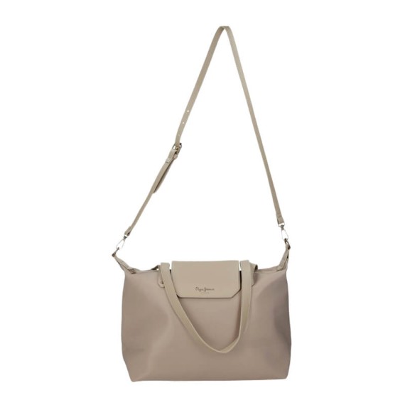 Saco de Ombro Grande PEPE JEANS Leire Taupe | Ref. 186.7517642