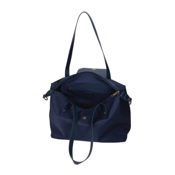 Saco de Ombro Grande PEPE JEANS Leire Azul Escuro | Ref. 186.7517645