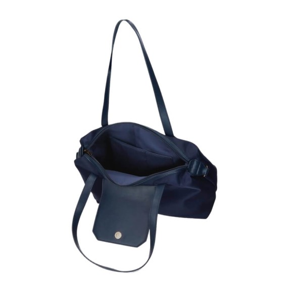 Saco de Ombro Grande PEPE JEANS Leire Azul Escuro | Ref. 186.7517645