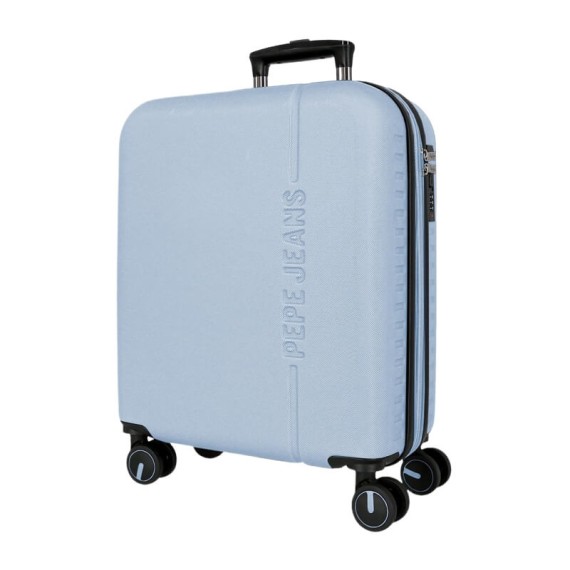 Mala de Cabine/Trolley 55cm 4R Exp. PEPE JEANS Montana Azul Claro | Ref. 186.7568643