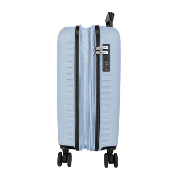 Mala de Cabine/Trolley 55cm 4R Exp. PEPE JEANS Montana Azul Claro | Ref. 186.7568643