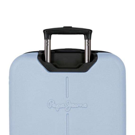 Mala de Cabine/Trolley 55cm 4R Exp. PEPE JEANS Montana Azul Claro | Ref. 186.7568643