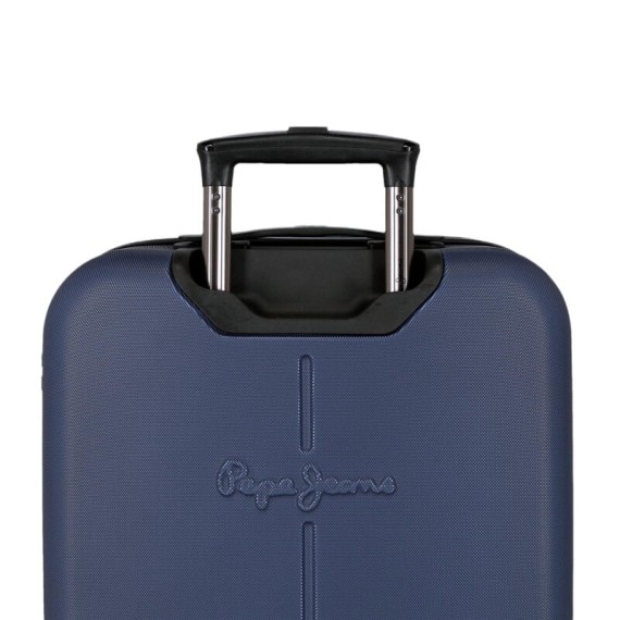 Mala de Cabine/Trolley 55cm 4R Exp. PEPE JEANS Montana Azul Escuro | Ref. 186.7568642