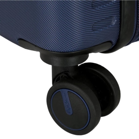 Mala de Cabine/Trolley 55cm 4R Exp. PEPE JEANS Montana Azul Escuro | Ref. 186.7568642