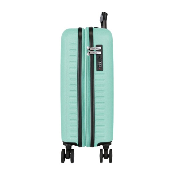 Mala de Cabine/Trolley 55cm 4R Exp. PEPE JEANS Montana Azul Turquesa | Ref. 186.7568646