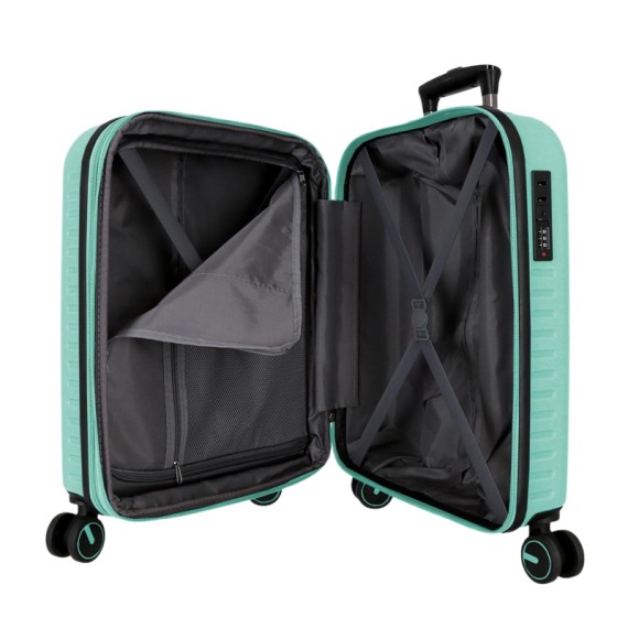 Mala de Cabine/Trolley 55cm 4R Exp. PEPE JEANS Montana Azul Turquesa | Ref. 186.7568646