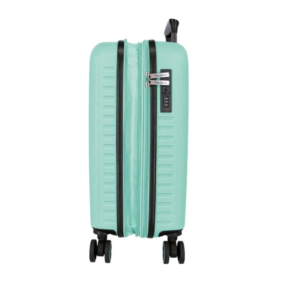 Mala de Cabine/Trolley 55cm 4R Exp. PEPE JEANS Montana Azul Turquesa | Ref. 186.7568646
