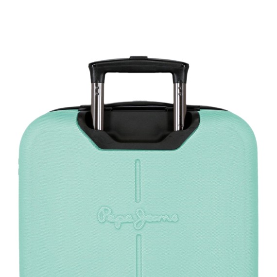 Mala de Cabine/Trolley 55cm 4R Exp. PEPE JEANS Montana Azul Turquesa | Ref. 186.7568646