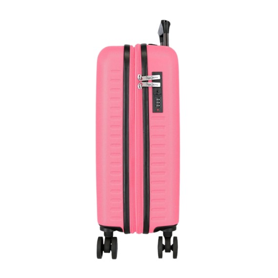 Mala de Cabine/Trolley 55cm 4R Exp. PEPE JEANS Montana Fuschia | Ref. 186.7568648