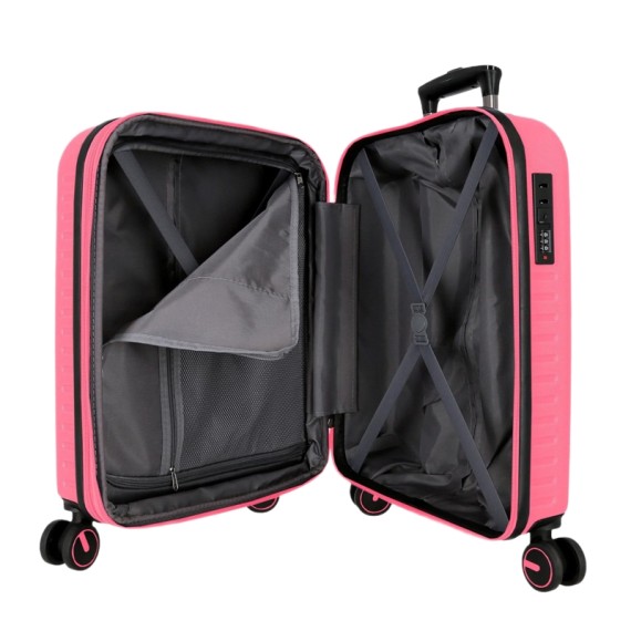 Mala de Cabine/Trolley 55cm 4R Exp. PEPE JEANS Montana Fuschia | Ref. 186.7568648