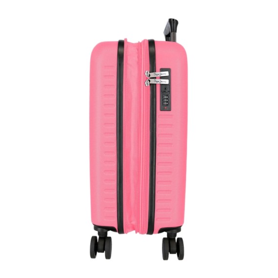 Mala de Cabine/Trolley 55cm 4R Exp. PEPE JEANS Montana Fuschia | Ref. 186.7568648