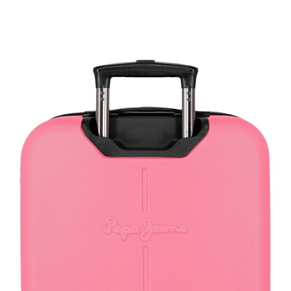 Mala de Cabine/Trolley 55cm 4R Exp. PEPE JEANS Montana Fuschia | Ref. 186.7568648