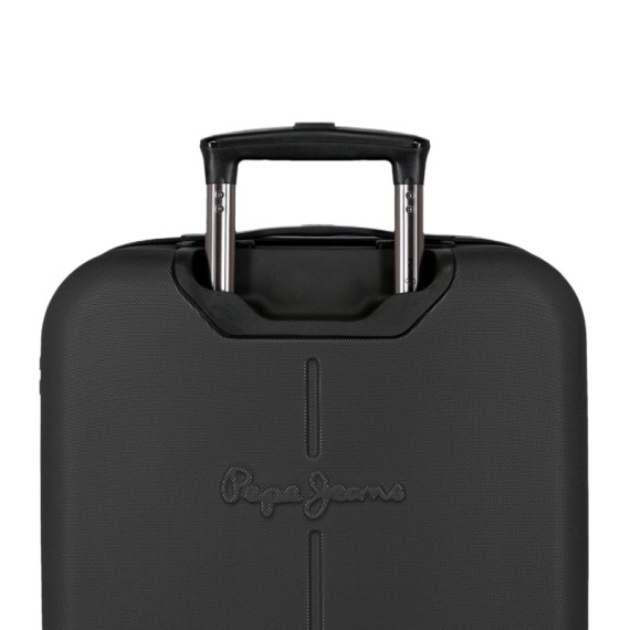 Mala de Cabine/Trolley 55cm 4R Exp. PEPE JEANS Montana Preta | Ref. 186.7568641