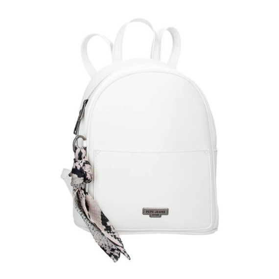 Mochila de Senhora Casual 26cm PEPE JEANS Margaret Branca | Ref. 186.7382041