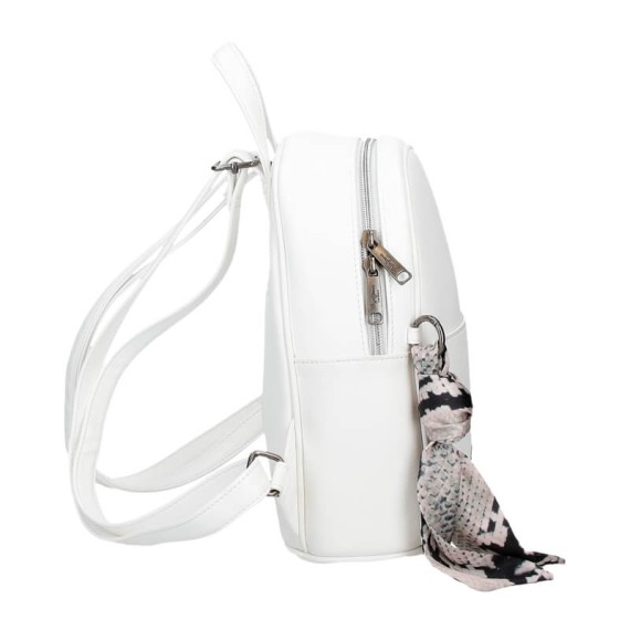 Mochila de Senhora Casual 26cm PEPE JEANS Margaret Branca | Ref. 186.7382041
