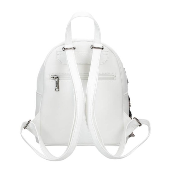 Mochila de Senhora Casual 26cm PEPE JEANS Margaret Branca | Ref. 186.7382041