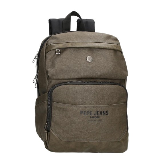 Mochila para Computador 13.3" Adap. 2C PEPE JEANS Berwick Caqui | Ref. 186.7472042