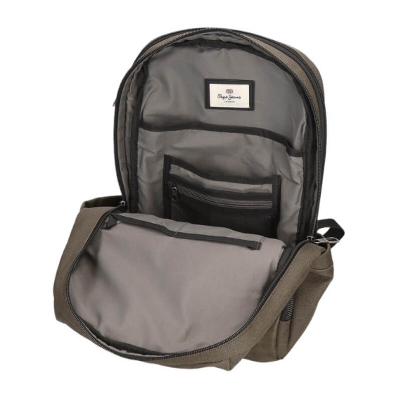 Mochila para Computador 13.3" Adap. 2C PEPE JEANS Berwick Caqui | Ref. 186.7472042