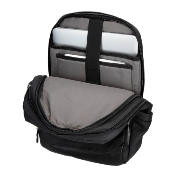 Mochila para Computador 13.3" Adap. 2C PEPE JEANS Berwick Preta | Ref. 186.7472041