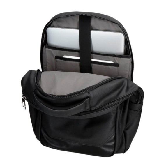 Mochila para Portátil e Tablet 2C Adap. PEPE JEANS Berwick Preta | Ref. 186.7472541