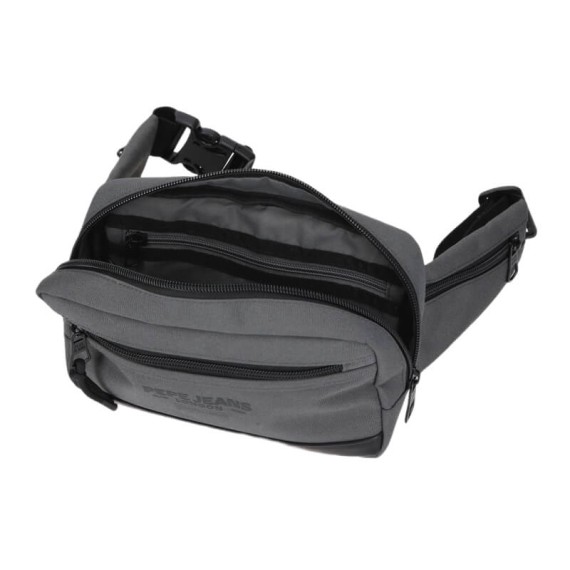 Bolsa de Cintura c/ Bolso Frontal PEPE JEANS Waltford Antracite | Ref. 186.7277441