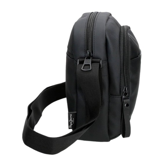 Bolsa de Tiracolo Média 2C PEPE JEANS Dorking Preta | Ref. 186.7465341