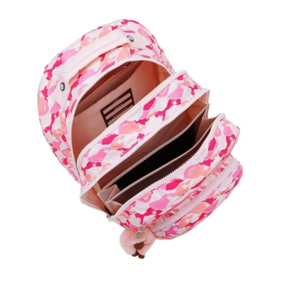 Mochila para Portátil 15" KIPLING Class Room Pink Palm | Ref. 187.40KI70901BV