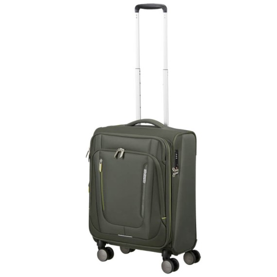 AT Mala de Cabine / Trolley 55cm 4R Exp Wanderlite Khaki | Ref. 92.158076-3457