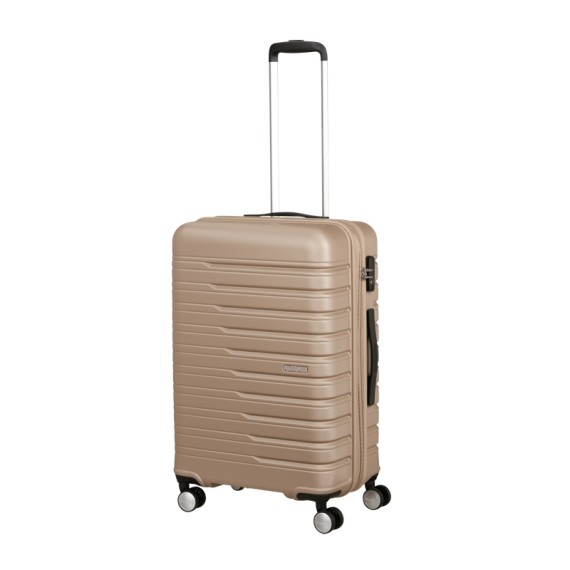 AT Mala de Viagem/Trolley Médio 67cm 4R Exp. Flashline Champanhe | Ref. 92.149768-1173
