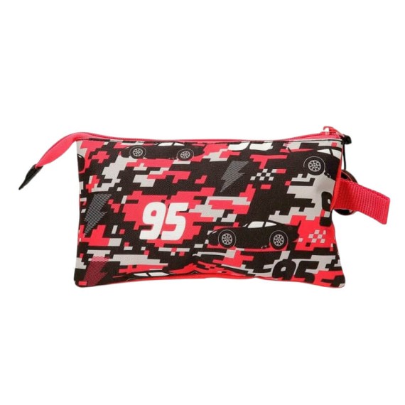 Estojo Escolar Triplo CARS McQueen Red Vermelho | Ref. 186.4214311