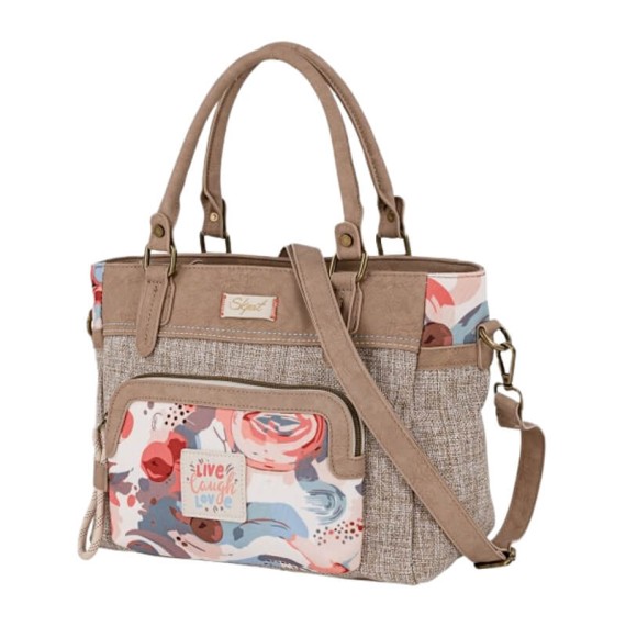 Mala de Mão / Tiracolo SKPAT Leyre Taupe | Ref. 237.32858101