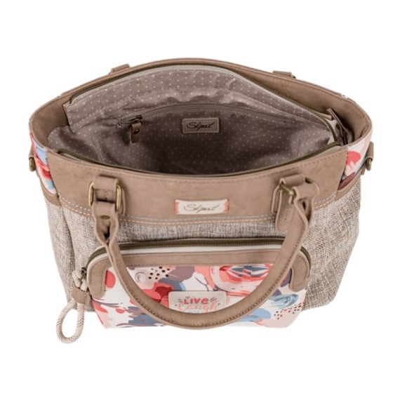 Mala de Mão / Tiracolo SKPAT Leyre Taupe | Ref. 237.32858101