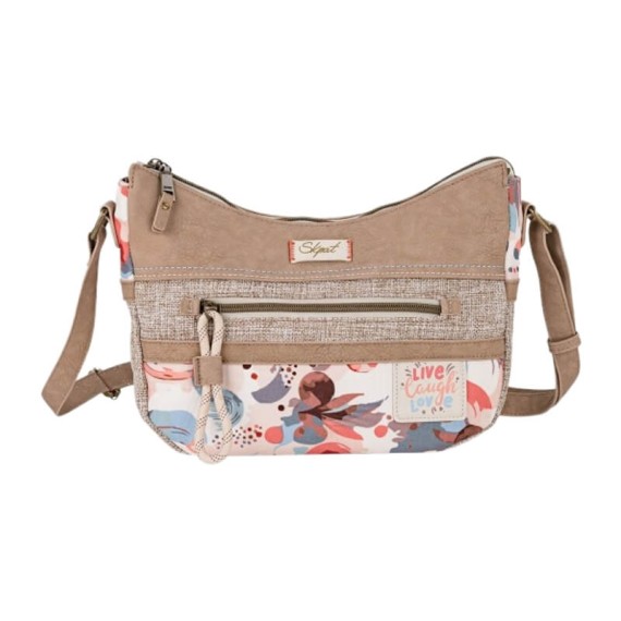 Mala de Ombro SKPAT Leyre Taupe | Ref. 237.32855601