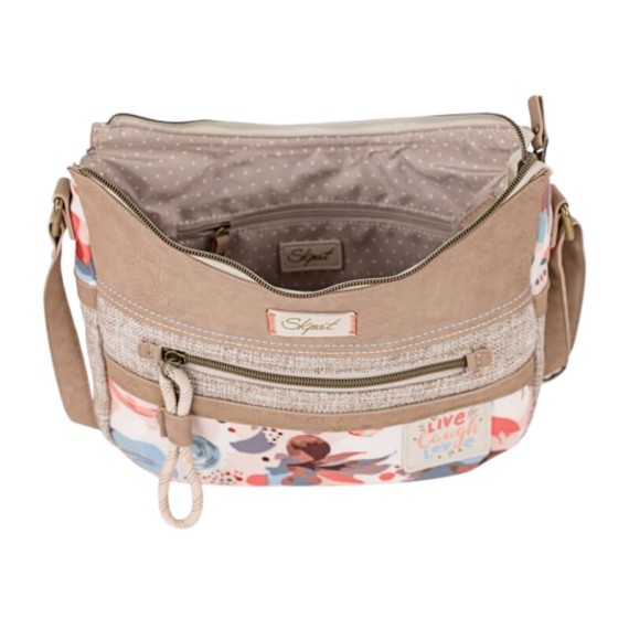 Mala de Ombro SKPAT Leyre Taupe | Ref. 237.32855601
