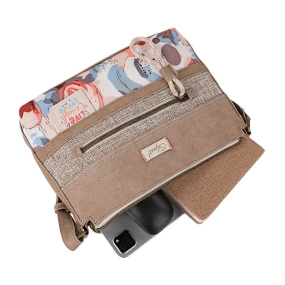 Mala de Tiracolo SKPAT Leyre Taupe | Ref. 237.32853001