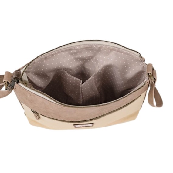 Mala de Tiracolo SKPAT Leyre Taupe | Ref. 237.32853001