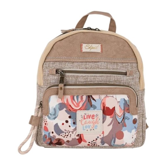 Mochila de Senhora SKPAT Leyre Taupe | Ref. 237.32859901