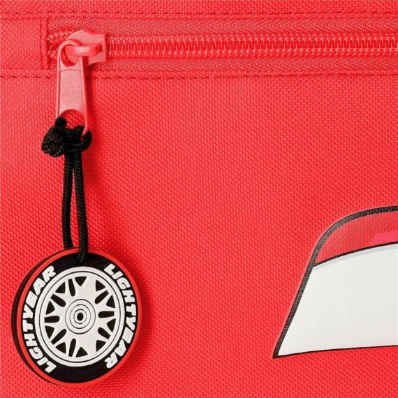 Mochila Escolar 40cm Adap. c/ Carro CARS McQueen Red Vermelha | Ref. 186.42123V1