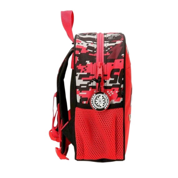 Mochila Pré-Escolar 25cm Adap. CARS McQueen Red Vermelha | Ref. 186.42120F1