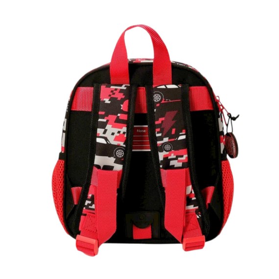 Mochila Pré-Escolar 25cm Adap. CARS McQueen Red Vermelha | Ref. 186.42120F1