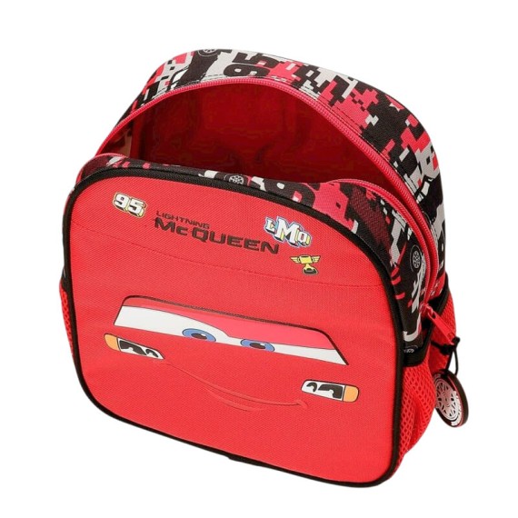 Mochila Pré-Escolar 25cm Adap. CARS McQueen Red Vermelha | Ref. 186.42120F1
