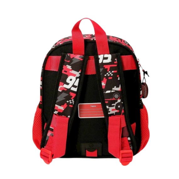 Mochila Pré-Escolar 28cm Adap. CARS McQueen Red Vermelha | Ref. 186.42121F1